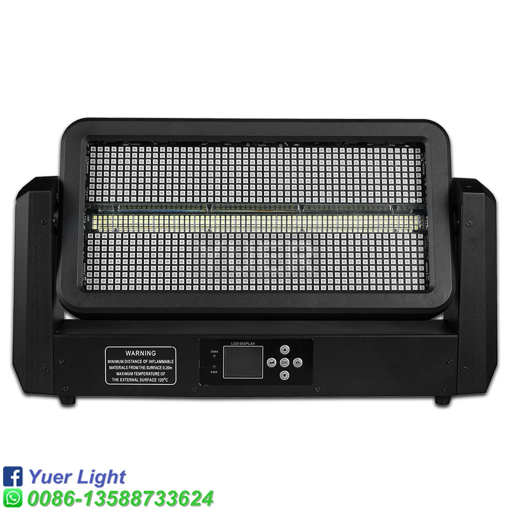 New LED 300W RGB Strobe Moving Head Light Flash Wall Wash Horse Racing Stage Lamp DMX512 For DJ Wedding Club Bar Stage Effects