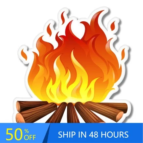 

Campfire Pot Phone Funny Window Walls Boat Camper Van Waterproof Vinyl Decal Accessory Retro Trendy Cute Cool Vintage