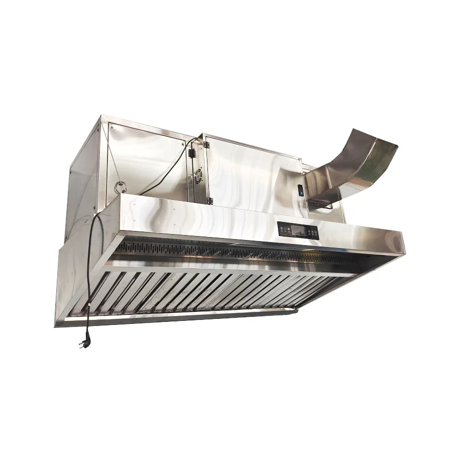 Restaurant Appliances T Shape Range Kitchen Hood System with filter