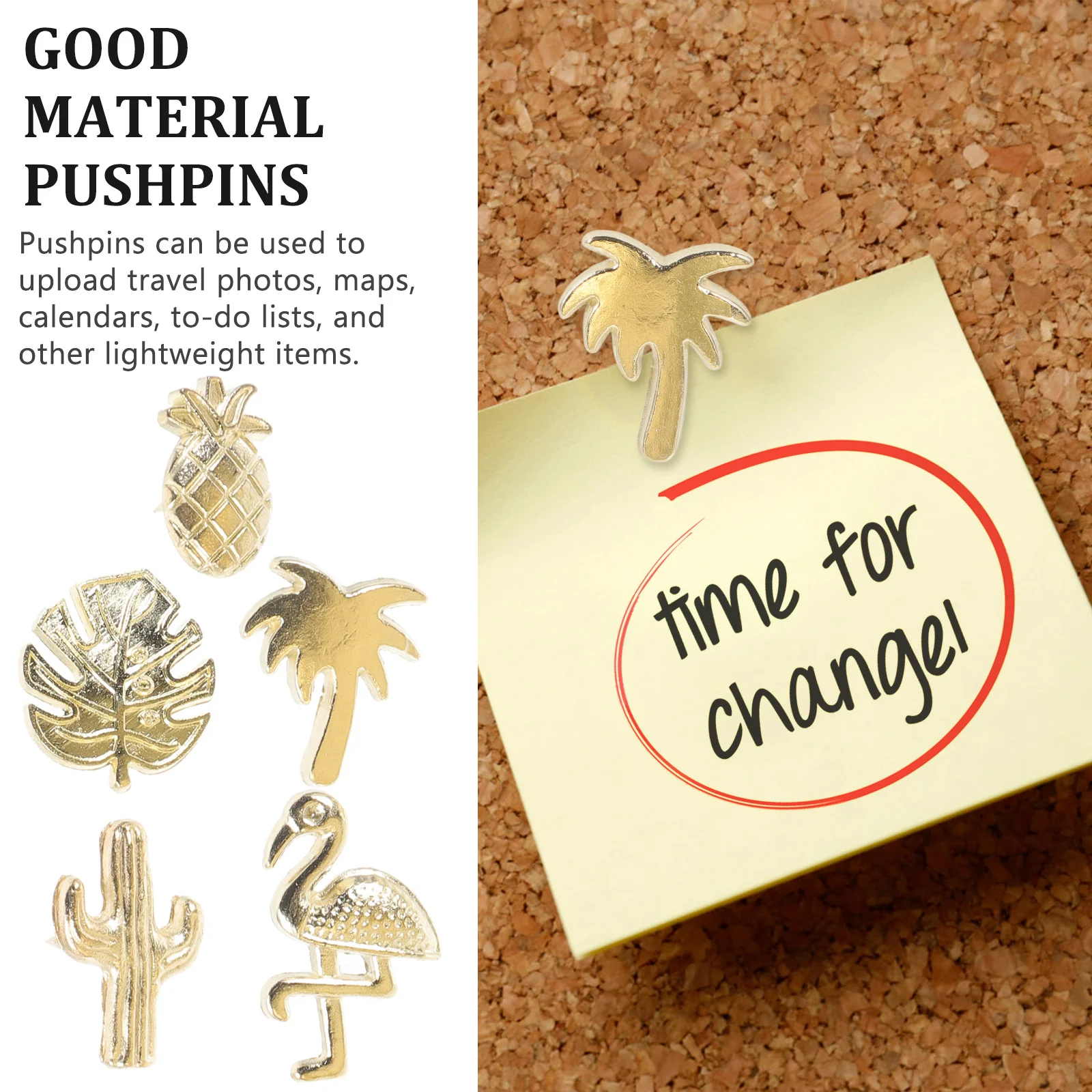 30 шт. креативные канцелярские товары, уникальные кнопки, настольные аксессуары, металлические тропические кнопки, маленький большой палец, многофункциональные канцелярские кнопки