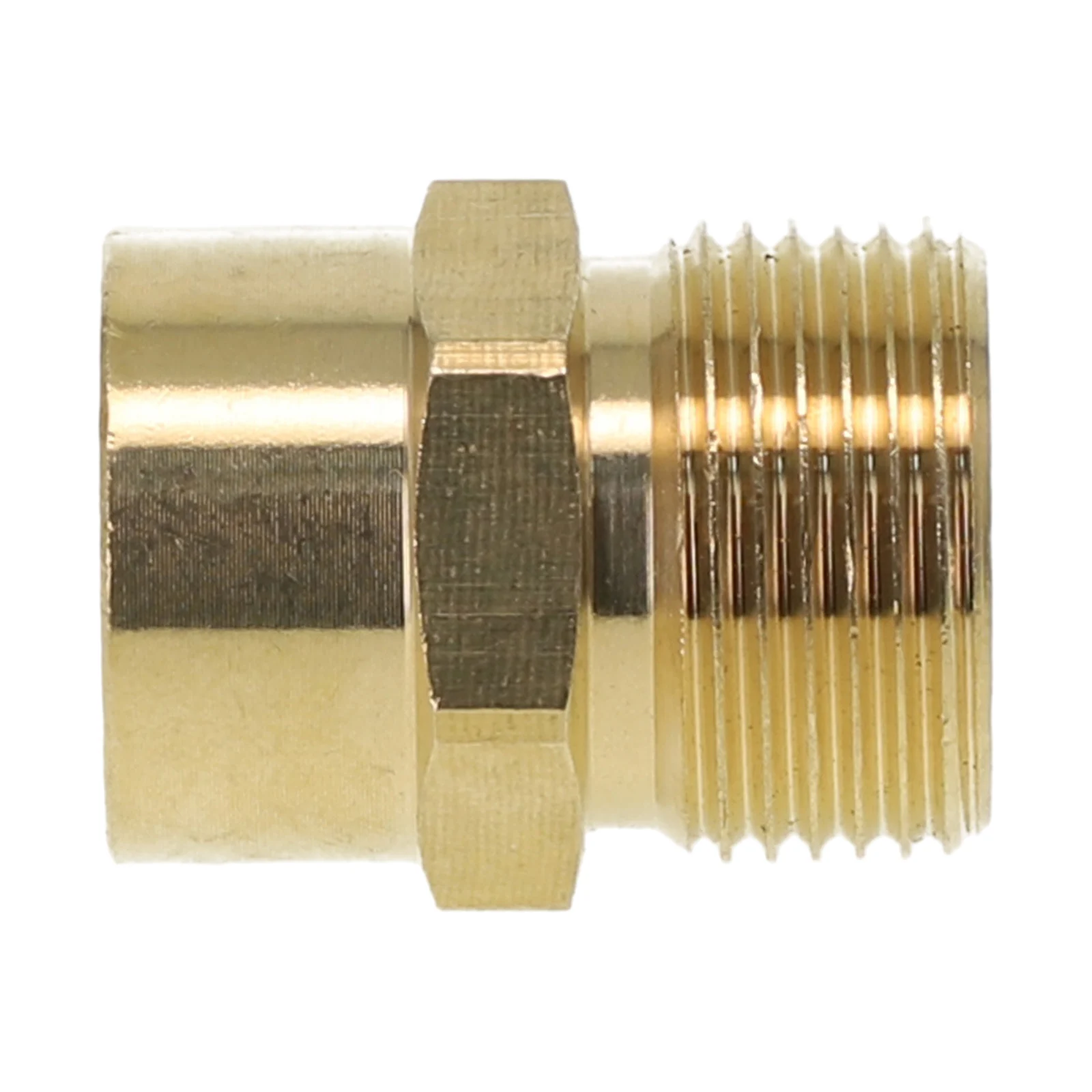 

M22For X1.5 to G 3/8 Inch Female Brass Adapter Designed for Pressure Washer Systems and Cleaning Tool Compatibility