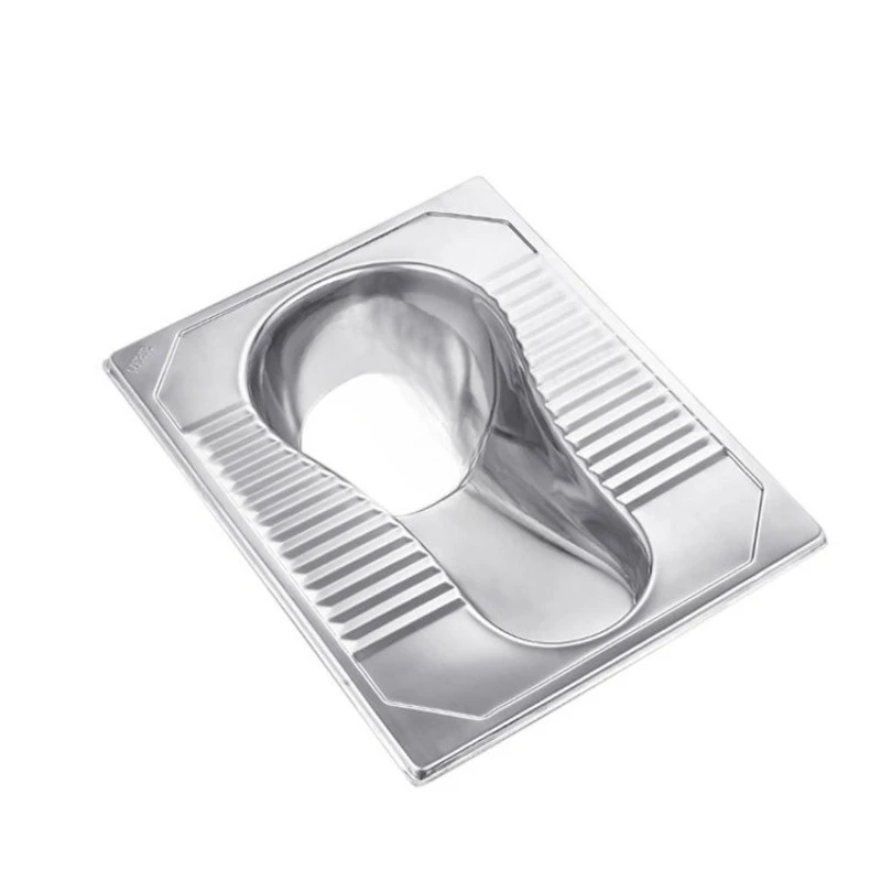 

School toilet renovation stainless steel dry toilet squatting toilet, large sewage outlet water and drought dual-purpose