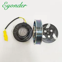 Polea de embrague de compresor de CA para CITROEN Berlingo C3 C4 C5 C6 PEUGEOT 6453XQ 6453LN 6453LH 6453QH 6453LF 1608881380 6189501960