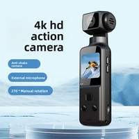 Hot Sale K1 Pocket Camera 4K WiFi Action Cam - Handheld 270° Rotatable for Cycling, Sports & Vlogging, Ultra HD Portable DV