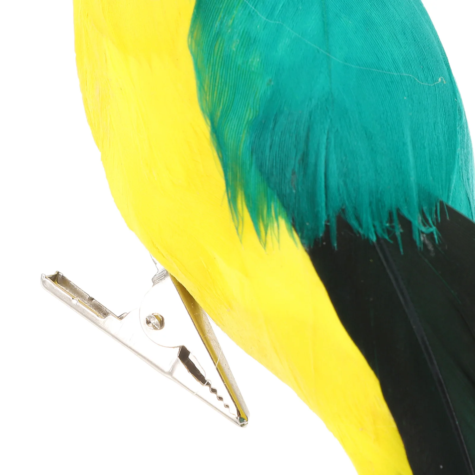 زخرفة الببغاء الاصطناعية لمحاكاة الطيور، ديكور نابض بالحياة مقاوم للماء لحديقة المكتب وديكور النباتات بوعاء المكتب #6