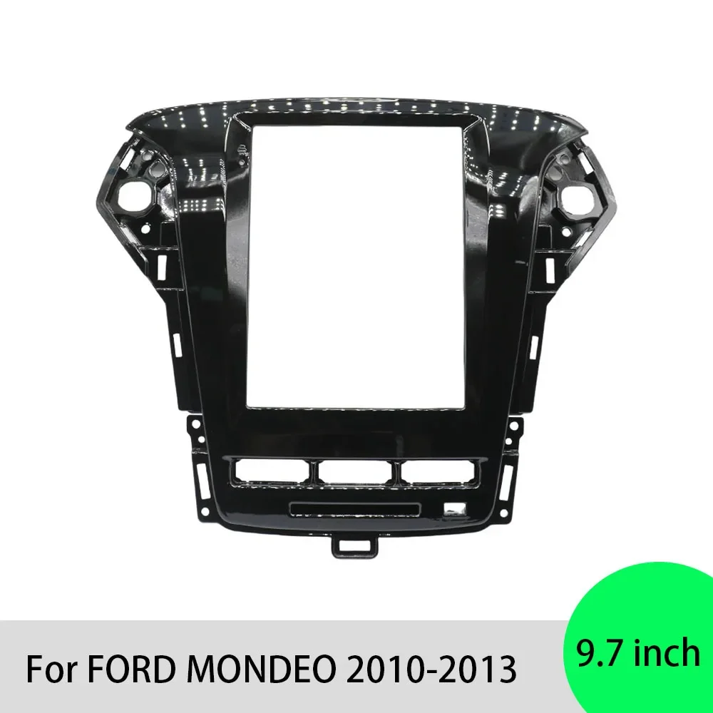 For FORD MONDEO 2010-2013 9.7 Inch 2 Din Car Radio Fascias Tesla Style Multimedia Frame Video Player Navigation DVD Panel Trim