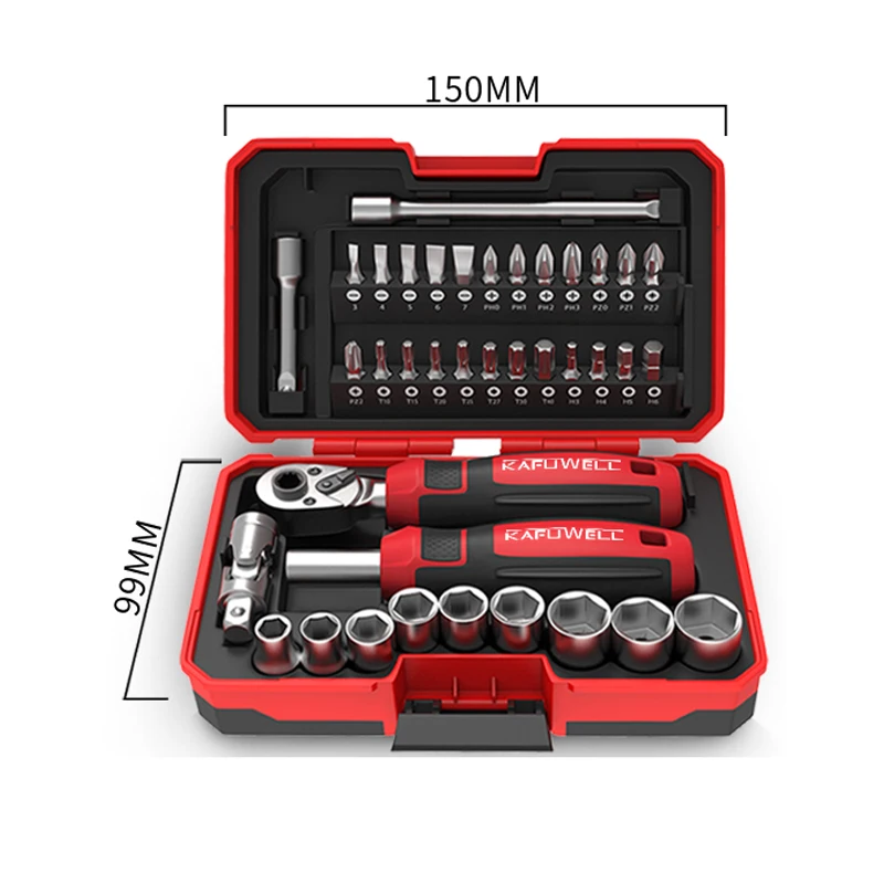 

PS5516 38pcs Ratchet Socket Wrench Screwdriver Set