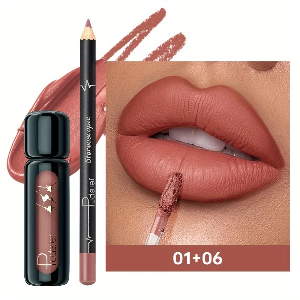 ชุดดินสอเขียนขอบปากกันน้ำติดทนนาน - กันน้ำและติดทนนาน ไม่ซีดจาง ใช้งานง่าย สีเข้มข้นสูง