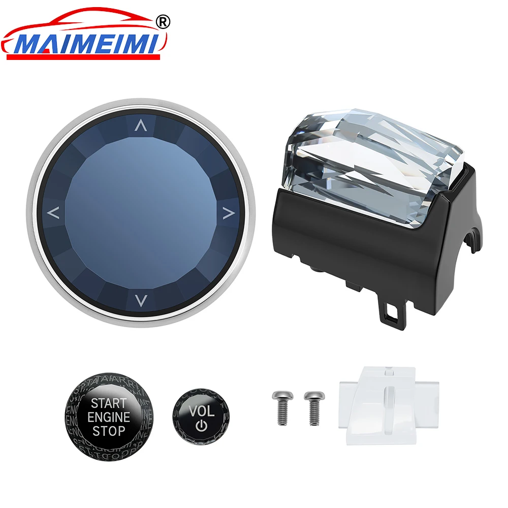 

Кристаллическая ручка переключения передач из 4 частей для BMW 2 серии F44/F45/F46 3 серии G20/G28/G21 4 серии G22/G23/G26 2023-2025