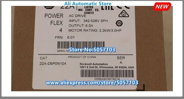 

22AD4P0N104 New 22A-D4P0N104 Inverter