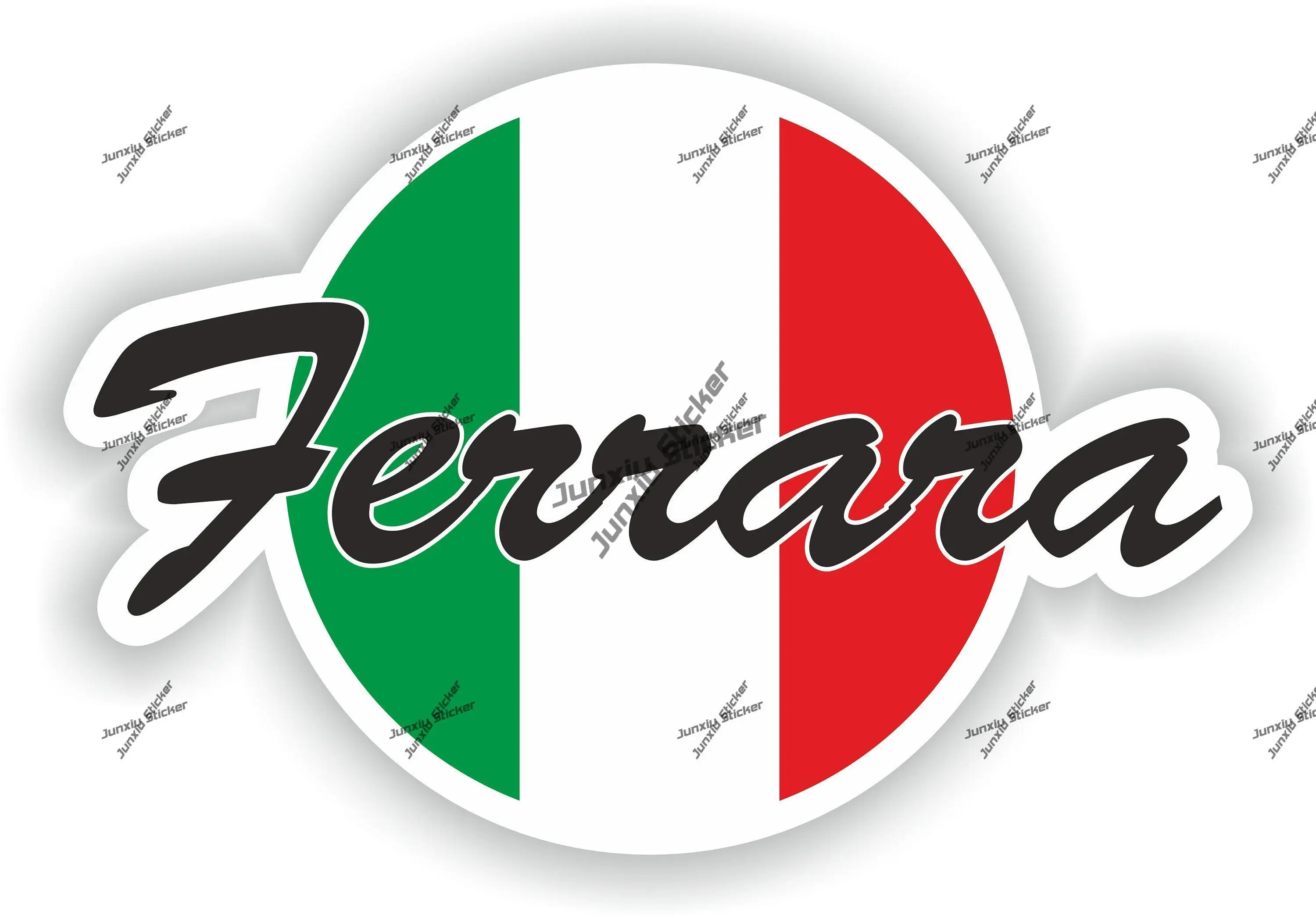 

Ferrara Italy City Sticker Coat of Arms of Italy Flag Seal UV Protected Decal Car The Whole Body Cover Scratches Car Accessories