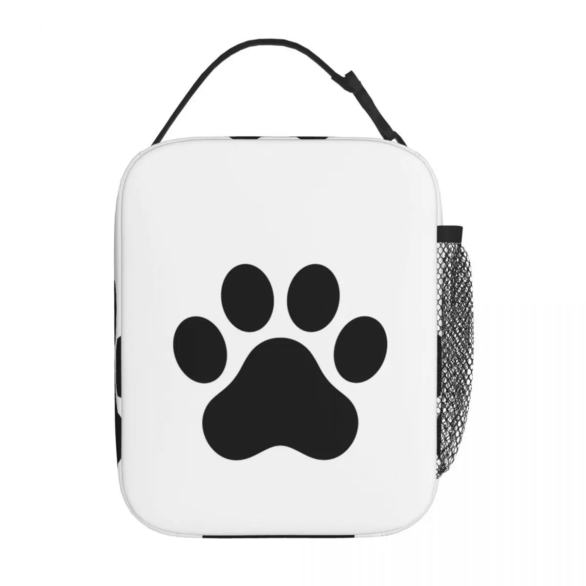 

Dog Paw French Bulldog Cartoon Merch Insulated Lunch Bag For School Food Box Portable Thermal Cooler Bento Box