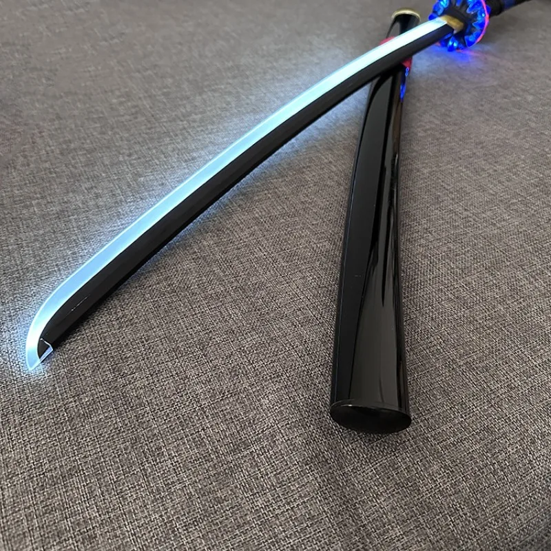 108 cm/42,52in Lichtgevende Slang Hart Zwaard Met Schede Houten Cosplay Model Props Anime Randapparatuur Feestartikelen Vriendje Geschenken