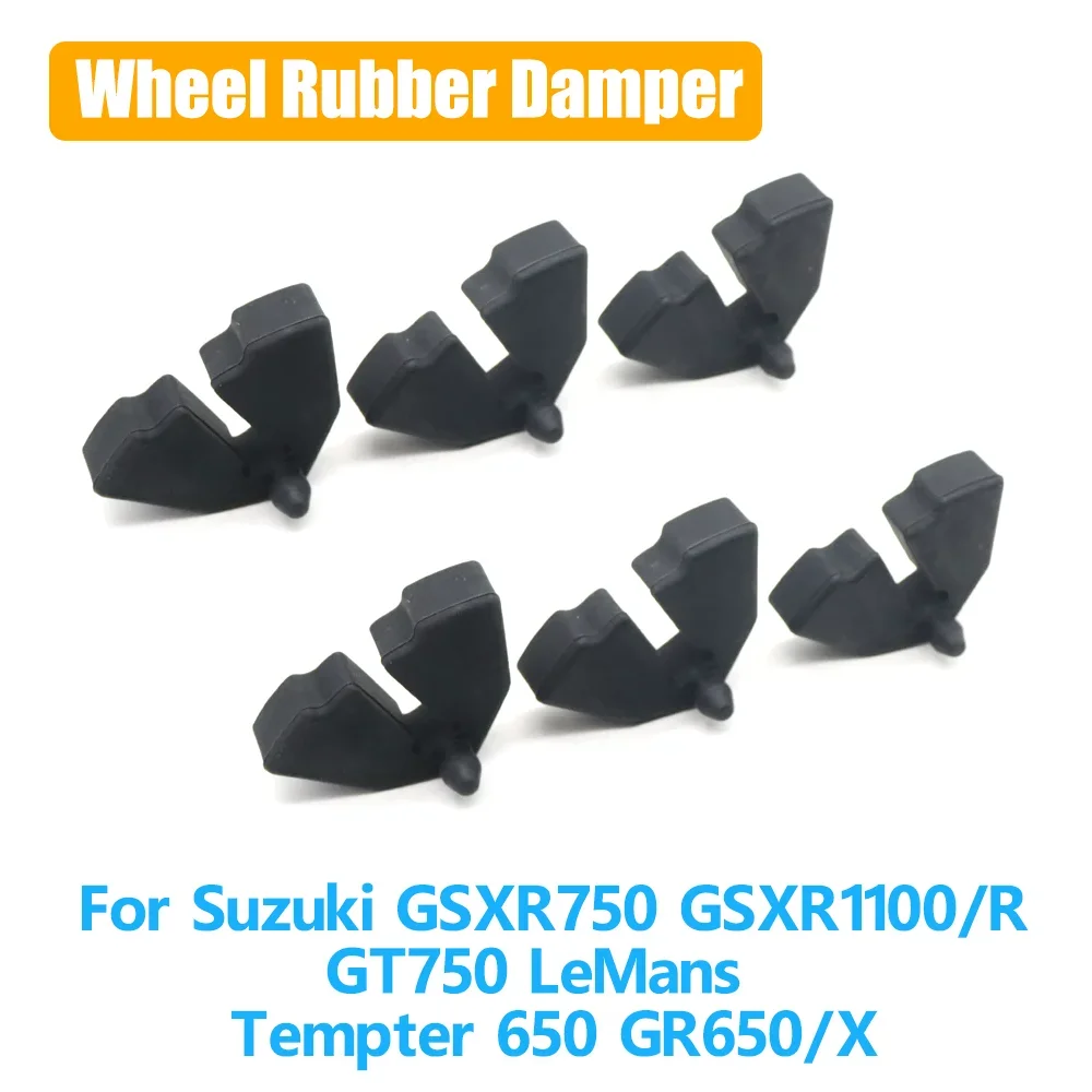 Hub Damper Rubber Buffer Motorcycle Rear Wheel Drum Rubber For Suzuki GSXR750 GSXR1100R GT750 LeMans Tempter 650 GR650 X