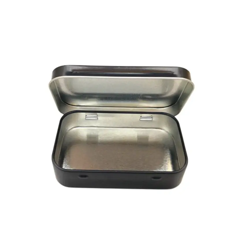 20pcs Black Tin Metal Box with Matte Finish, Candy Packing Box, Small Box,