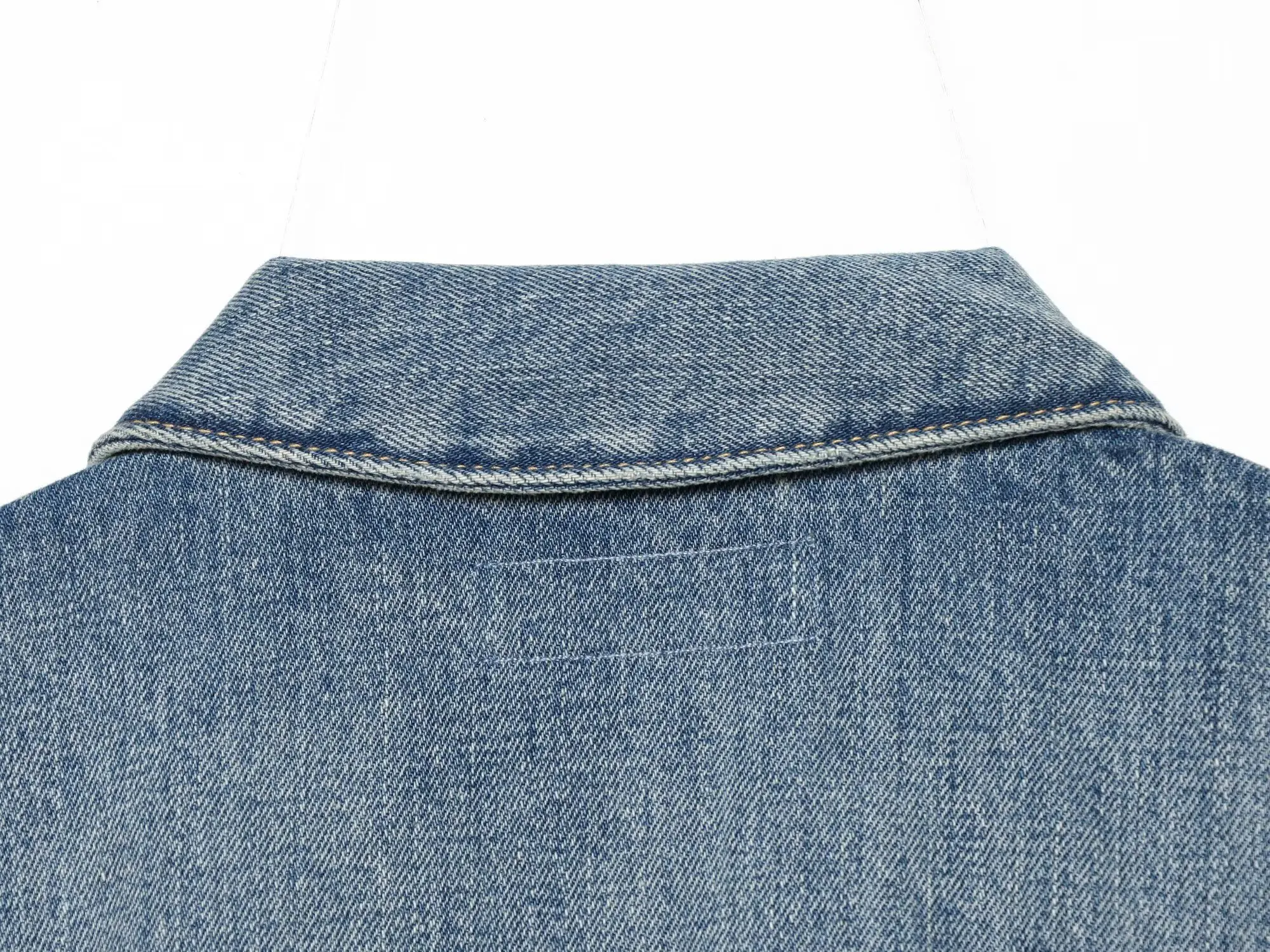 Schicke kurze Jacke für Damen, lässige Kurzarm-Jeansjacken, neue sommerliche dünne einreihige Jeans-Oberbekleidung, Damenkleidung – Detail 9