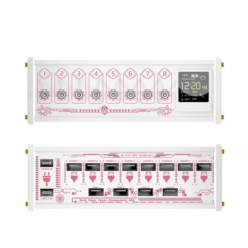 

Block USB plug, independent control power switch expander dock, computer wireless boot