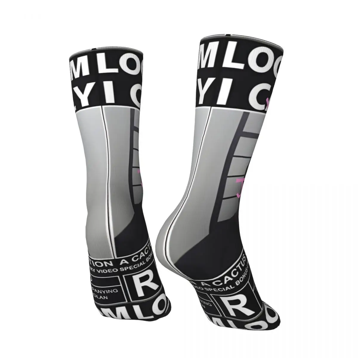 Retro Travis Look Mom I Can Fly Men's compression Socks Unisex A-Astroworld Harajuku Seamless Printed Novelty Crew Sock