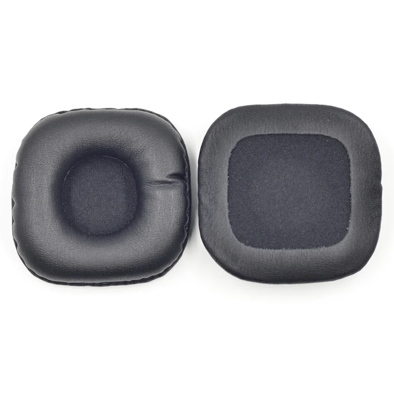 1 paio di cuscinetti auricolari in morbida pelle PU per cuffie Marshall Major cuscinetti a forma quadrata di ricambio paraorecchie con copertura in spugna