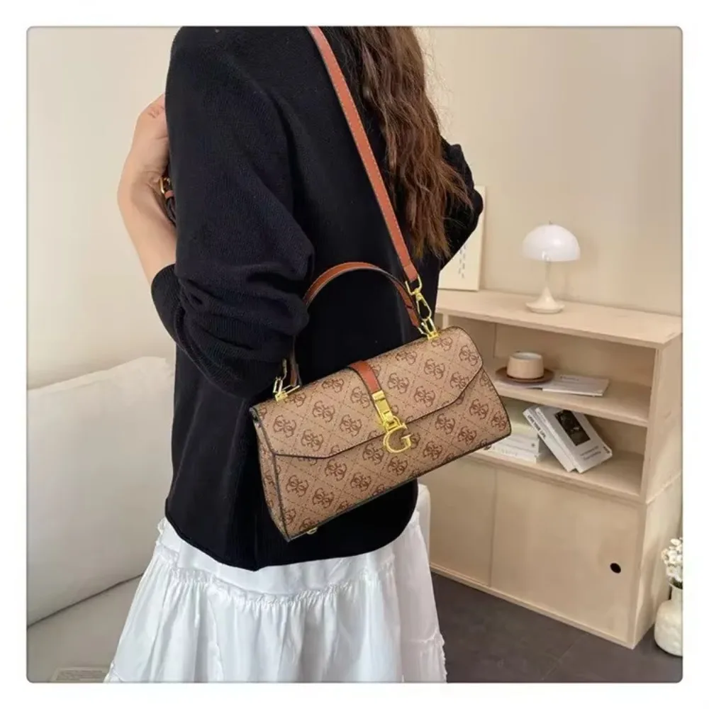 Bolso de mano de alta gama, de estilo casual y diseño europeo y americano, bolso bandolera original para mujer, bolso de hombro elegante y atemporal.
