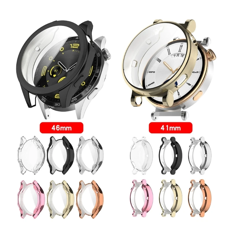 Screen Protector Case For Huawei Watch GT4 46mm 41mm Smart Watch Cover Scratched Resistant Protective Cover Bumper Shell