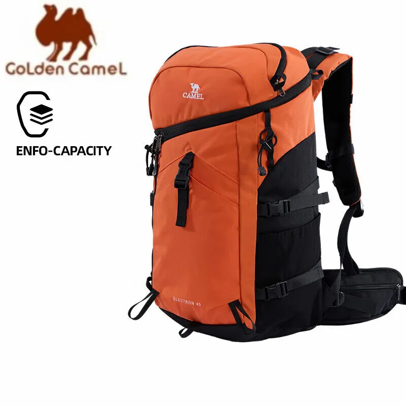 

GOLDEN CAMEL 40L Hiking Backpacks Waterproof Mountaineering Bag for Men Travel Women Backpack Lightweight Shoulder School Bag