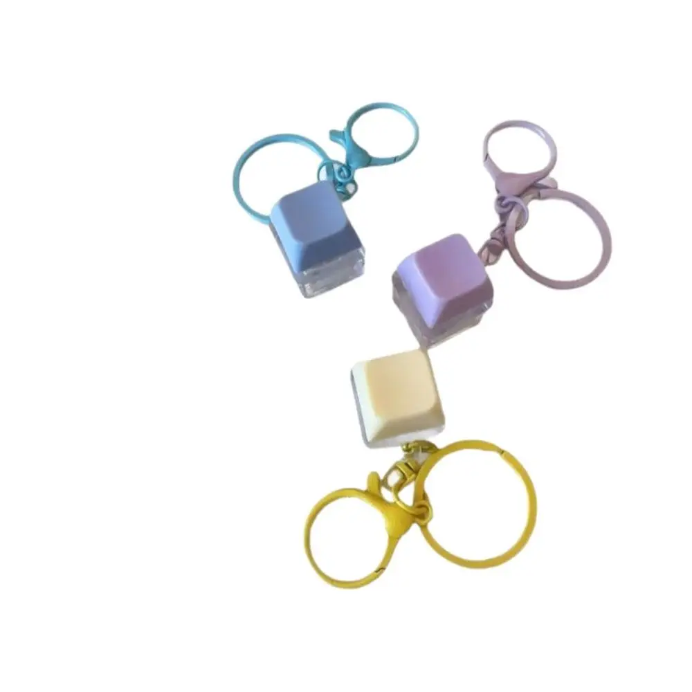 

Расслабляющая клавиатура «сделай сам», брелок для ключей, кнопка со светящими колпачками для клавиатуры на палец, игрушка-кликер с колпачком для ключей