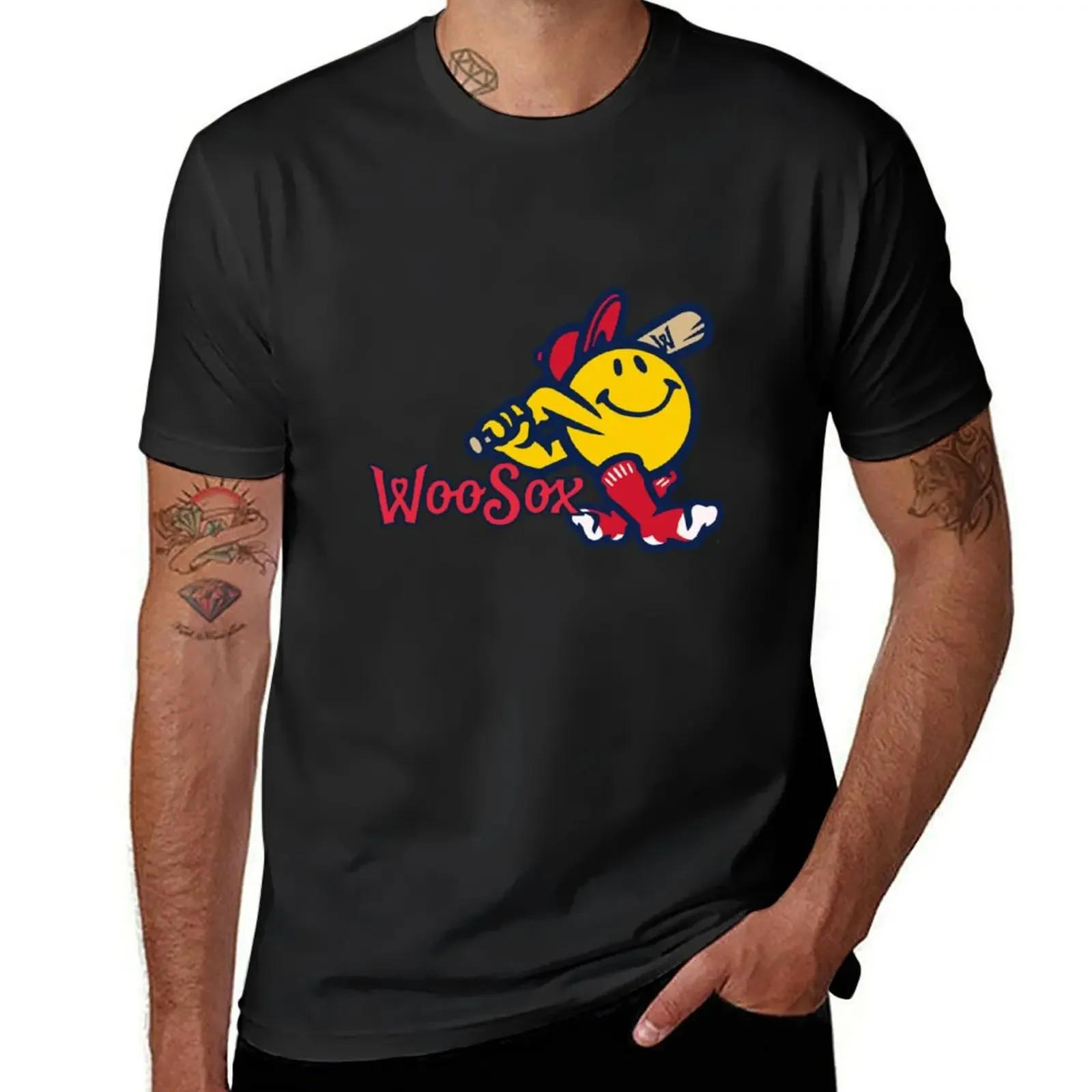 Woosox Classic T-Shirt tees heavyweights oversizeds plain white t shirts men