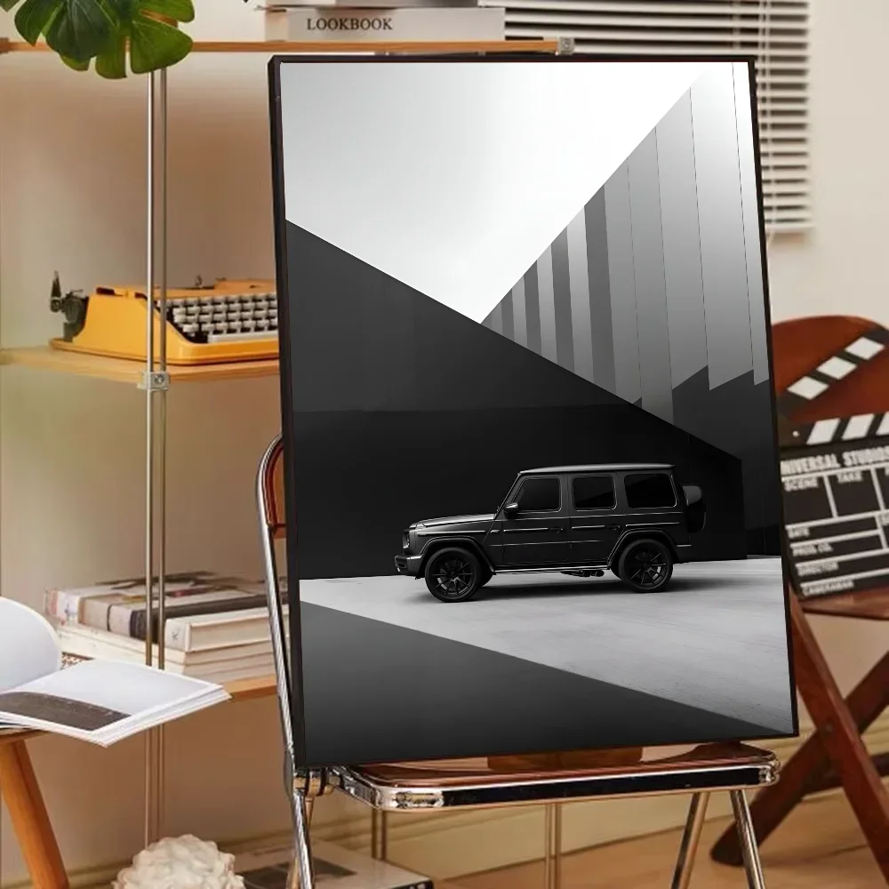 لوحة فنية جدارية فاخرة للسيارة الخارقة من فئة G، ملصق مطبوع على القماش عالي الدقة، مناسبة للمنزل، غرفة المعيشة، المرآب، لوحة تزيين المكتب #6