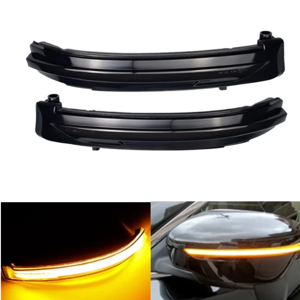 2PCS For Nissan X-Trail T32 Qashqai J11 Murano Z52 Navara NP300 Pathfinder Terra Juke LED Dynamic Turn Signal Side Mirror Light