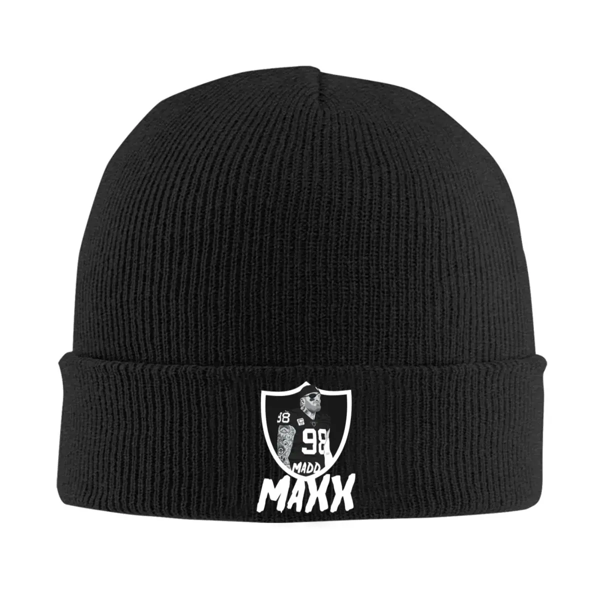 Madd Maxx Raider Football Knit Hat Beanie Autumn Winter Hat Warm Fashion Caps Men Women