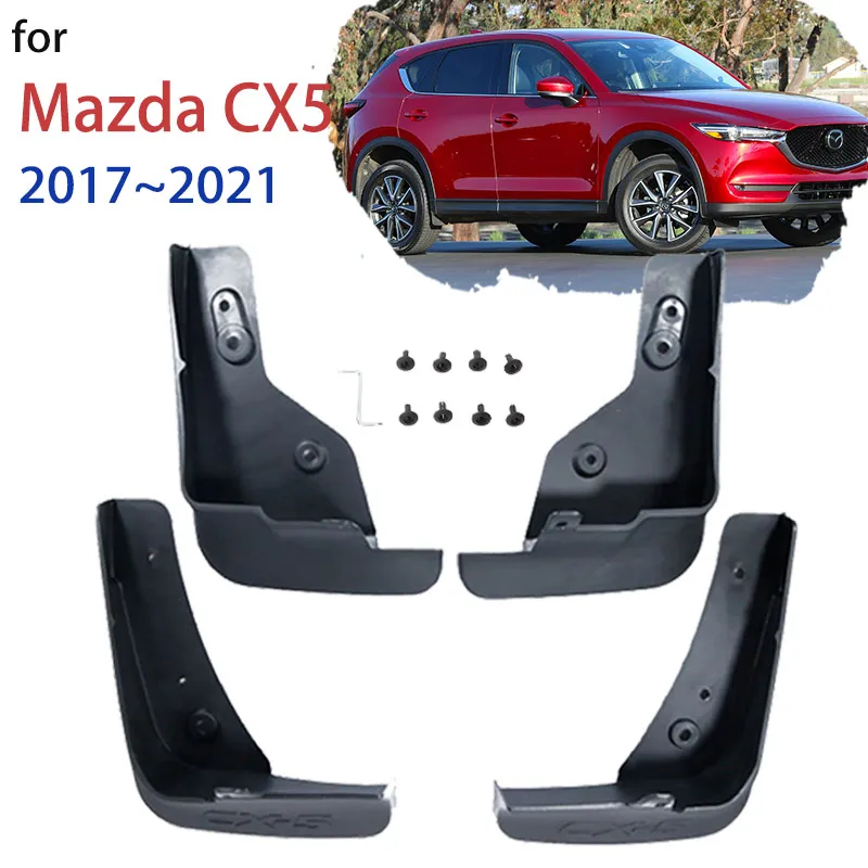 Car Mud Flaps for Mazda CX5 CX-5 CX 5 KF 2017 2018 2019 2020 2021 Mudflap Splash Guard Fender Mudguards Auto Styling Accessories