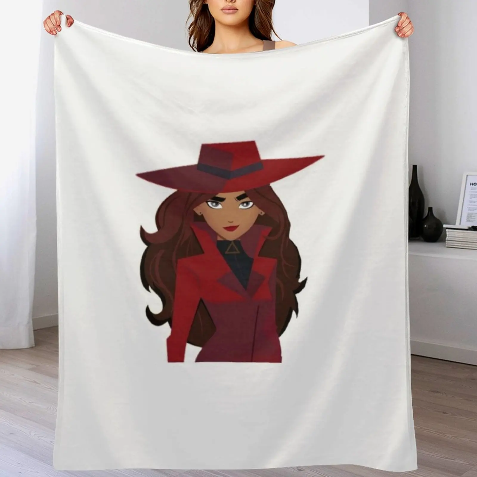 

carmen sandiego Throw Blanket Decorative Beds Polar Bed Summer Beddings Blankets