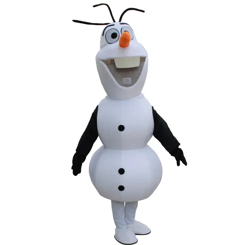 [Disney] Cosplay Frozen Snow man Olaf character costume Mascot Advertising Costume Fancy Dress Party Animal carnival props gift