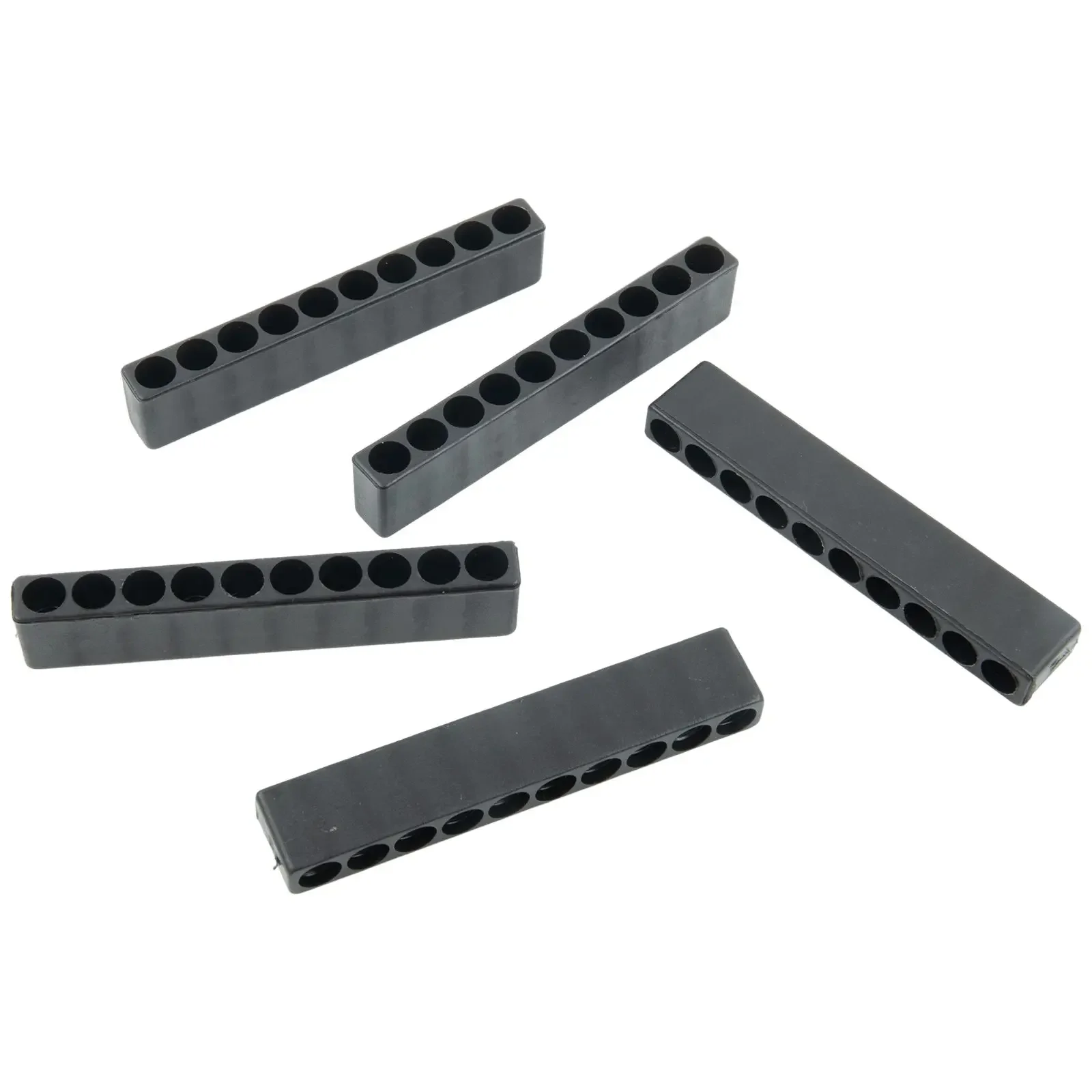 

Workshop Equipment Screwdriver Holder 10 Holes 5pcs Black High Quality Plastic Material Applicable To 1/4inch Hex Tool Approx