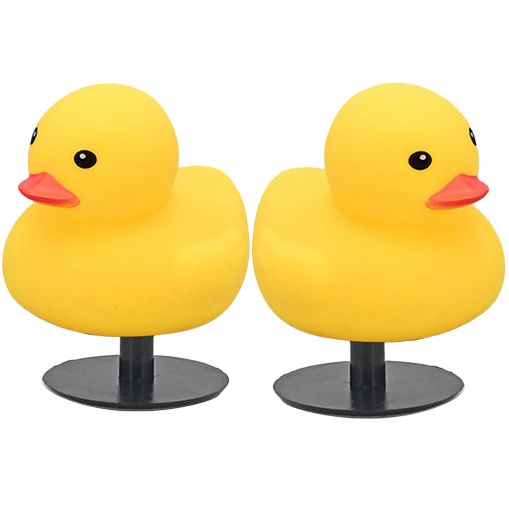 Novelty Rubber Duck Toys Cute Holiday Rubber Ducks Rubber Duck Toys Ducks with Duck Cap Holders for Holiday Party Home Car Decor