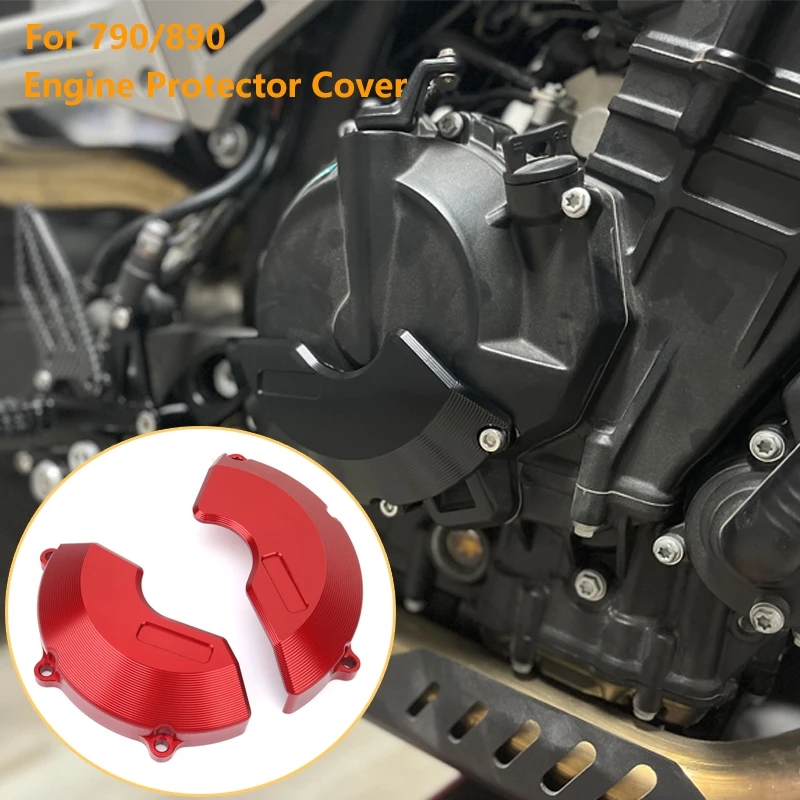 Motorcycle CNC Engine Protective Cover Fairing Guard Sliders Crash Pad For DUKE 790 DUKE 890 890R 2017-2023