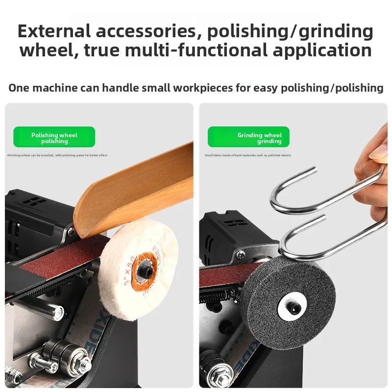 180W Electric 10m/S Mini Polishing  Electric Belt Sander  Sharpening Knife Sharpening Kitchen Knife Scissors Sanding Machine view 4
