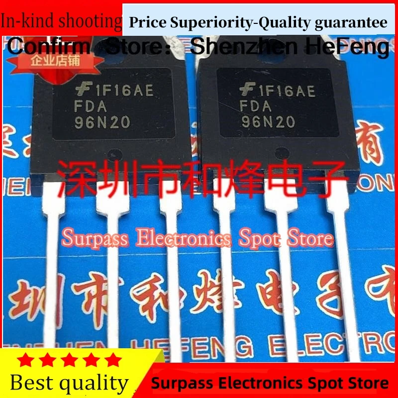 5PCS-10PCS FDA96N20  TO-3P 200V 96A         Best Quality Guarantee  Quick Delivery Fast Shipping