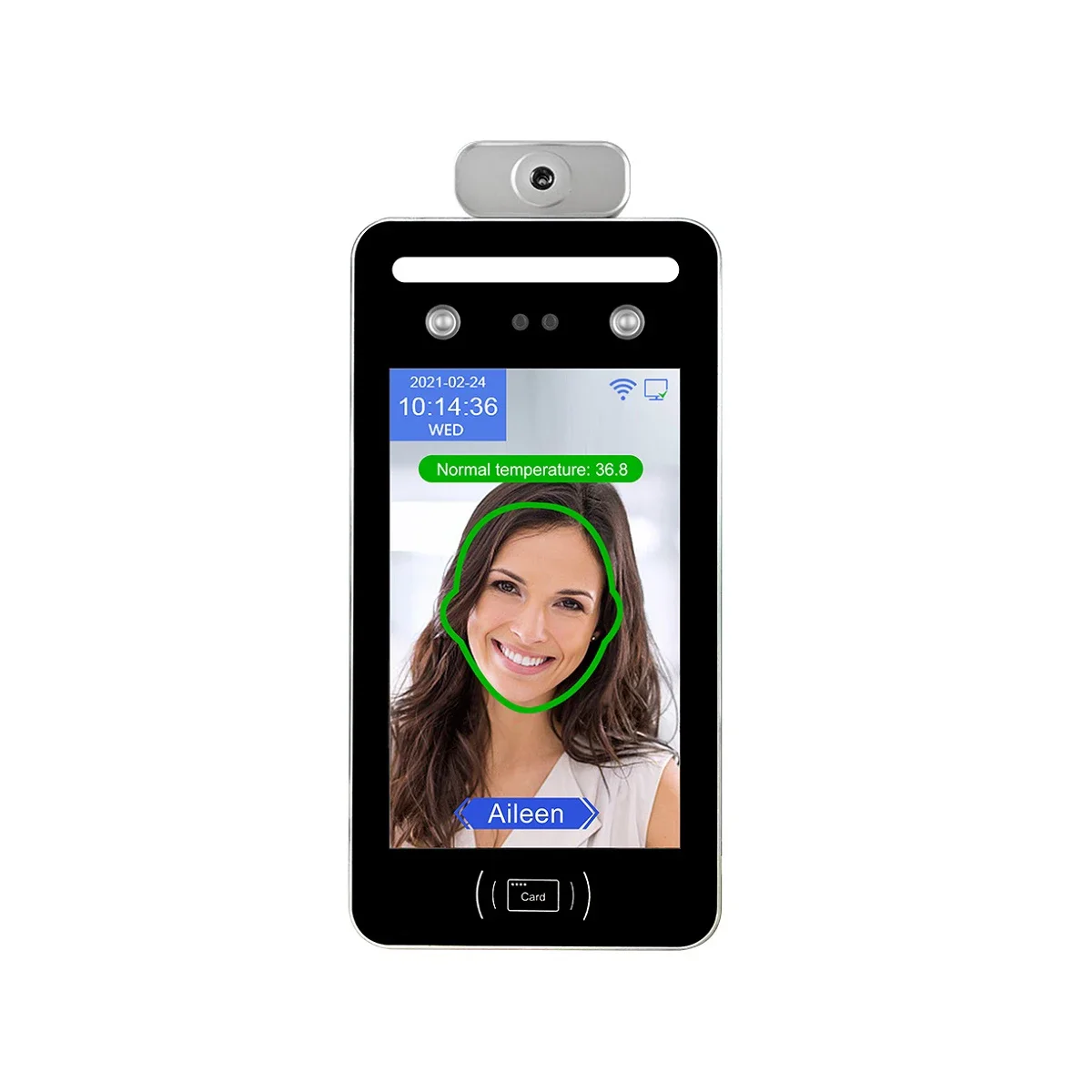 Face Recognition Security Biometric Fingerprint Reader Thermal Liveness Detection Wifi Door  Lock Access Control Terminal