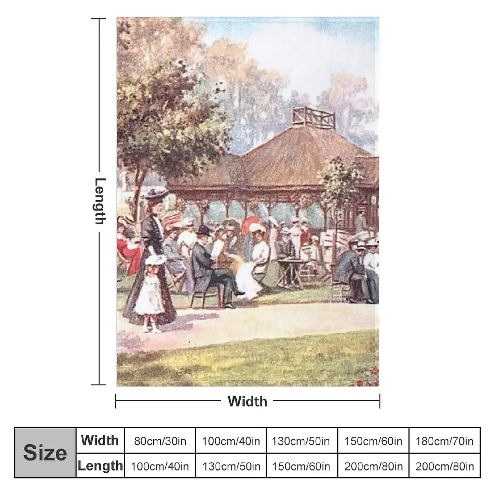 Germany is colorful and has many sights to offer, colorful gifts from Germany Throw Blanket