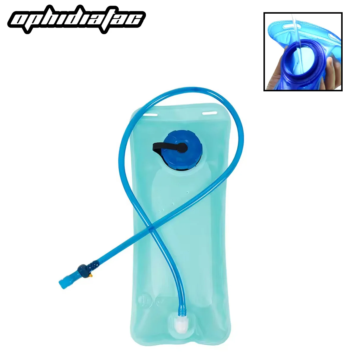 OPHIDIAN  2L Drinking Water Bag Outdoor Backpack Motorcycle Camping Supplies Folding Hiking Bicycle Large Natural Hiking Bucket