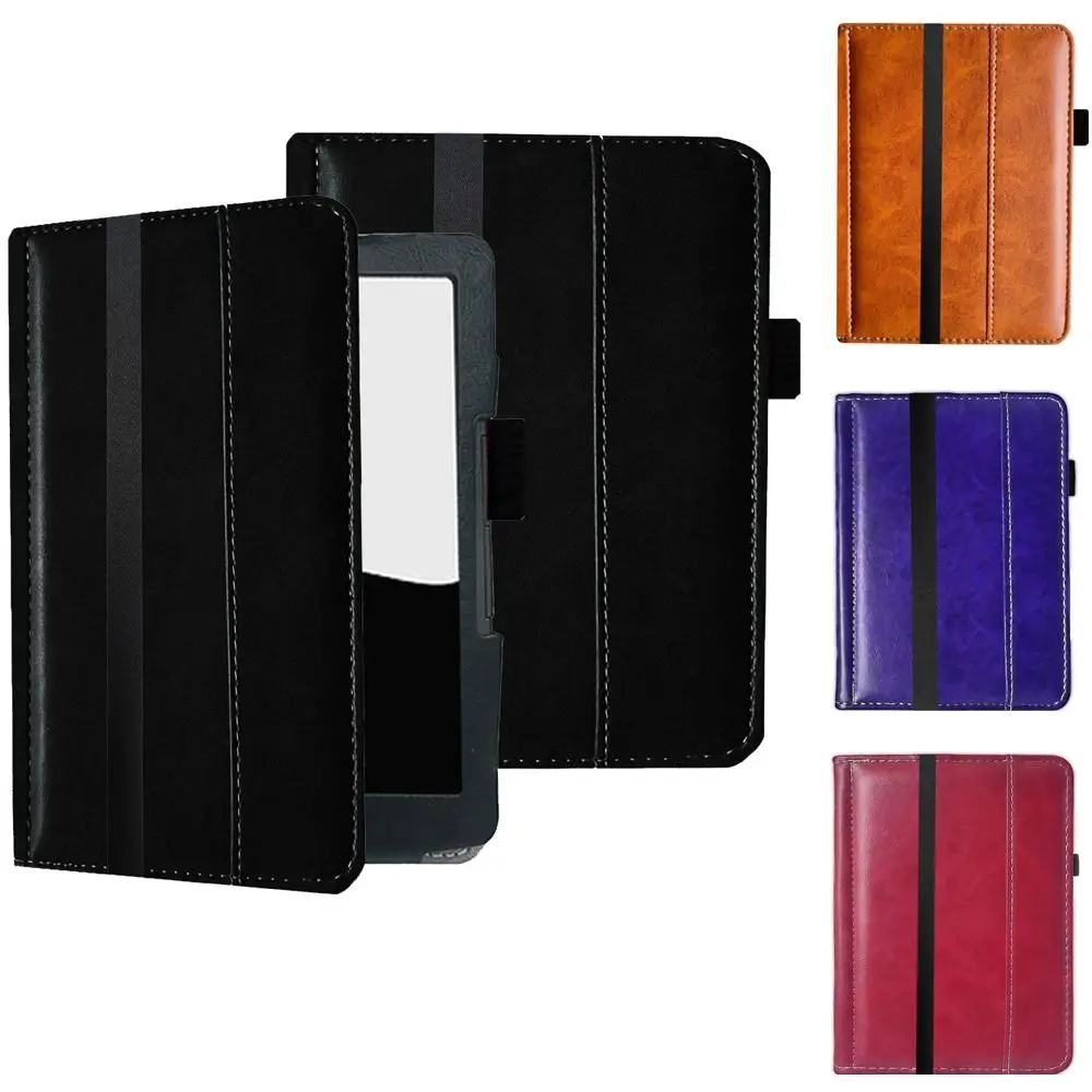 

7 inch Case PU Leather Retro e-Reader Cover Ultra Slim Wear Resistant for inkbook Calypso Plus/Classic 2/Prime
