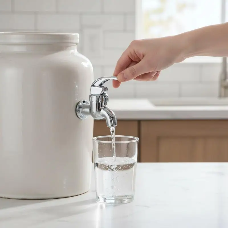 .Hot-Food Grade Electroplated Plastic Beverage Faucet Cans Juice Dispenser Containers Bucket Tap Switch Valve For Home Bar Use
