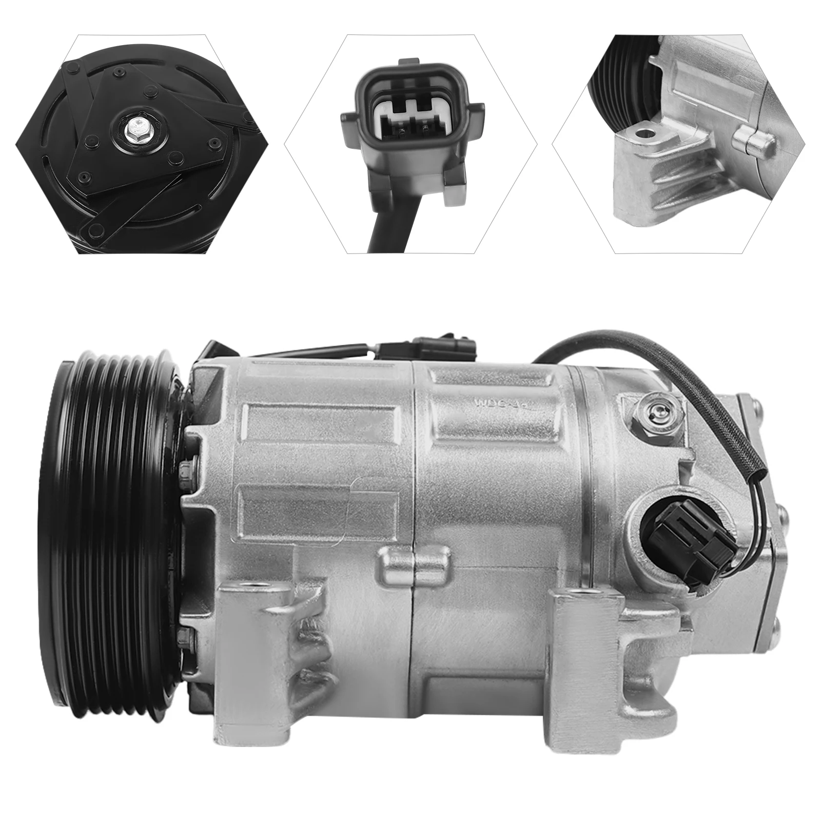 Compressor AC com embreagem para 2013-2018 Nissan Altima 2.5L SL SV, compressor A/C CO 29073C, compressor de ar condicionado