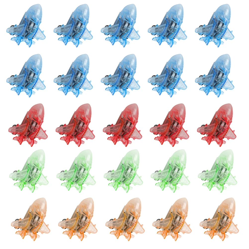 25 pezzi aereo di attrito per bambini mini aereo inerziale tirare indietro il jet giocattolo educativo leggero durevole bordi lisci sicuri