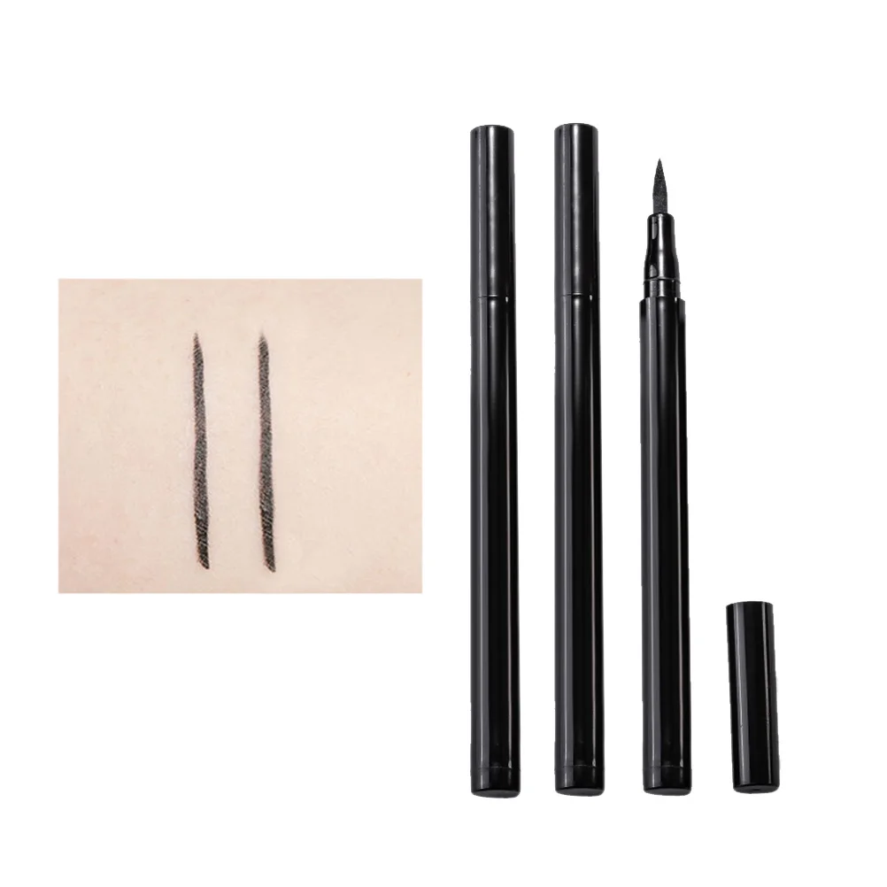 Stylo Eyeliner liquide noir imperméable, pointe Fine, séchage rapide, anti-taches, crayon de maquillage pour les yeux, longue durée, attrayant, 5 pièces