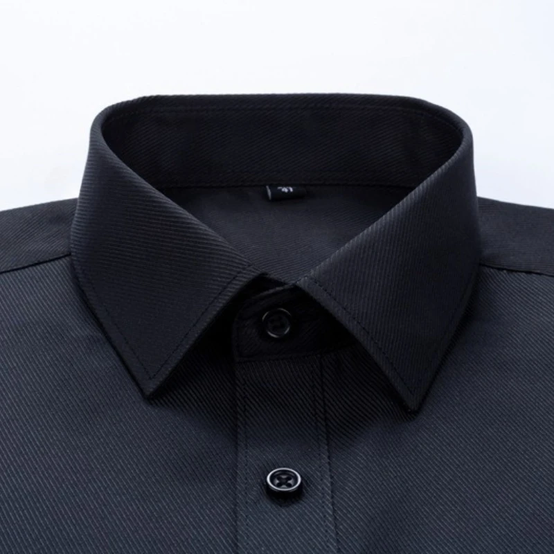 Summer thin men's business social short-sleeved shirt professional formal striped casual non-ironing breathable shirt slim fit