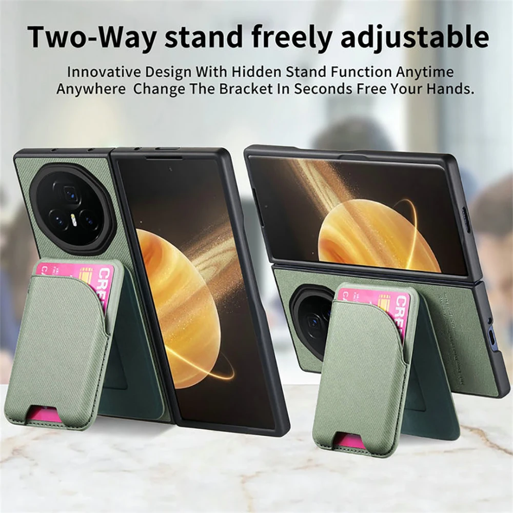 Magic V3 V5 5G Luxury Case For Huawei Honor Magic V3 Wireless Charging Leather Magnetic Back Cover Honor Magic V5 3V 3 V Etui
