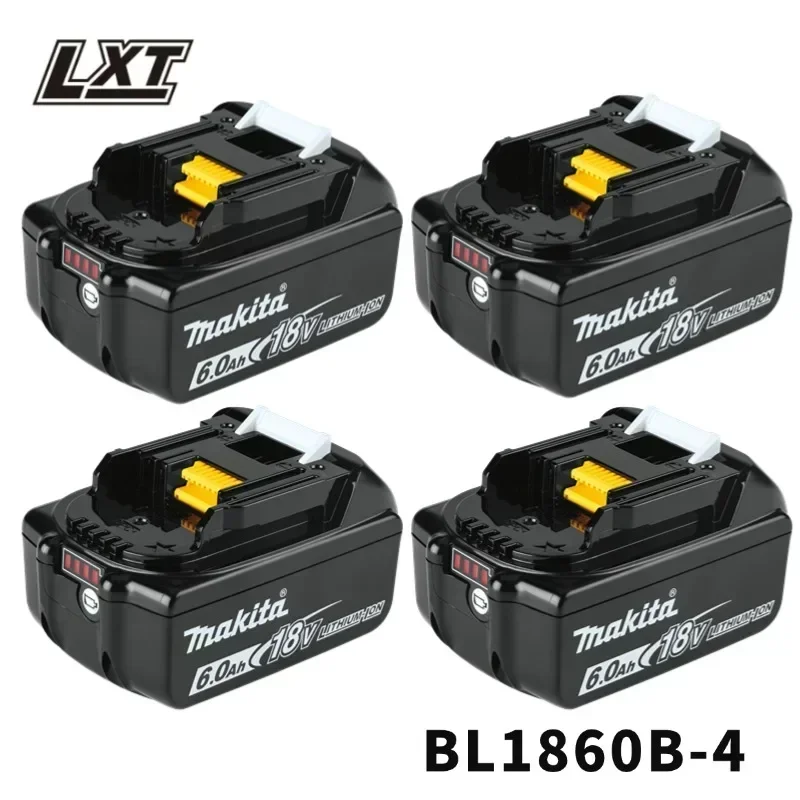 

Makita Upgraded BL1860 Rechargeable Battery 18V 6Ah Lithium for Makita 18V Battery BL1840 BL1850 BL1830 BL1860B LXT 400